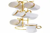 Tea Set with Stand 7 Piece (Design Options Available) - Image 3